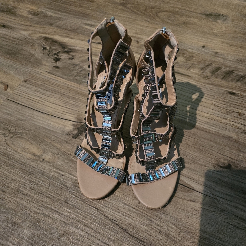 ⚡️Steve Madden Embellished Strappy Sandals